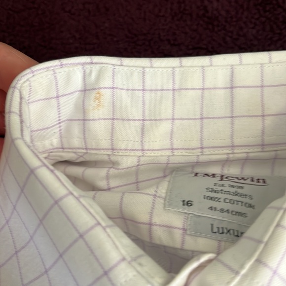 TM Lewin Fine British Dress Shirt 16/33 - Picture 10 of 10